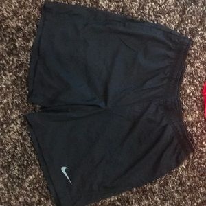 Nike black running shorts size XL